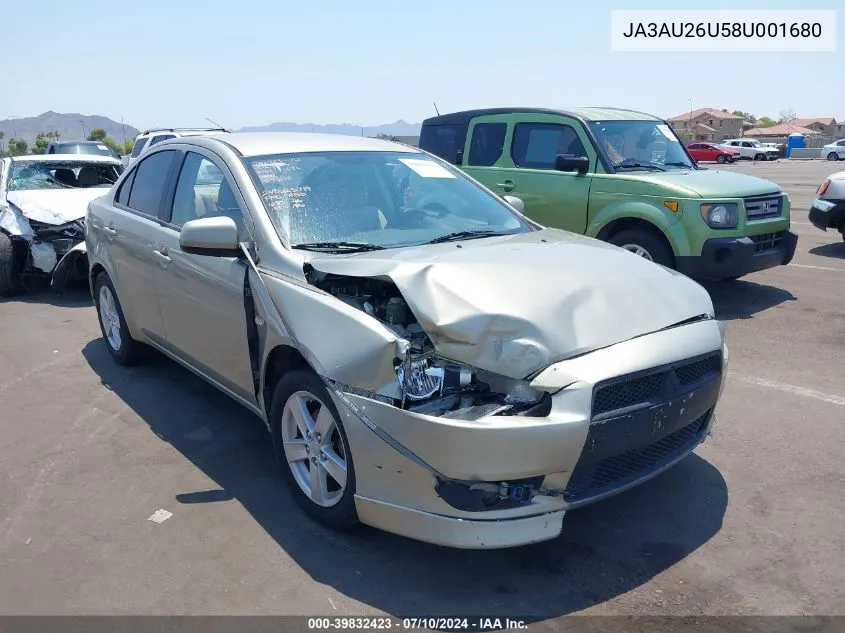 JA3AU26U58U001680 2008 Mitsubishi Lancer De/Es