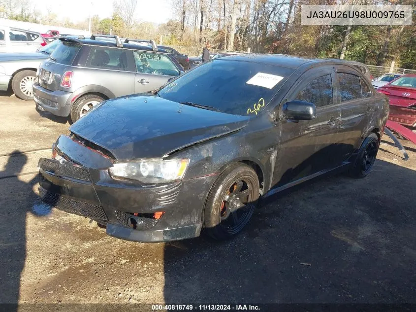 JA3AU26U98U009765 2008 Mitsubishi Lancer De/Es