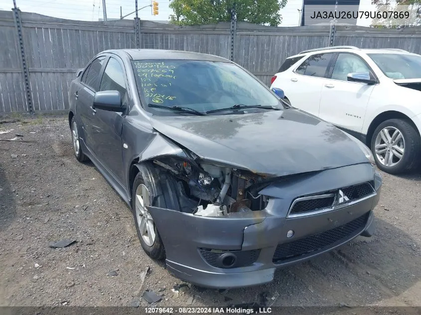 2009 Mitsubishi Lancer Es/Es Sport VIN: JA3AU26U79U607869 Lot: 12079642