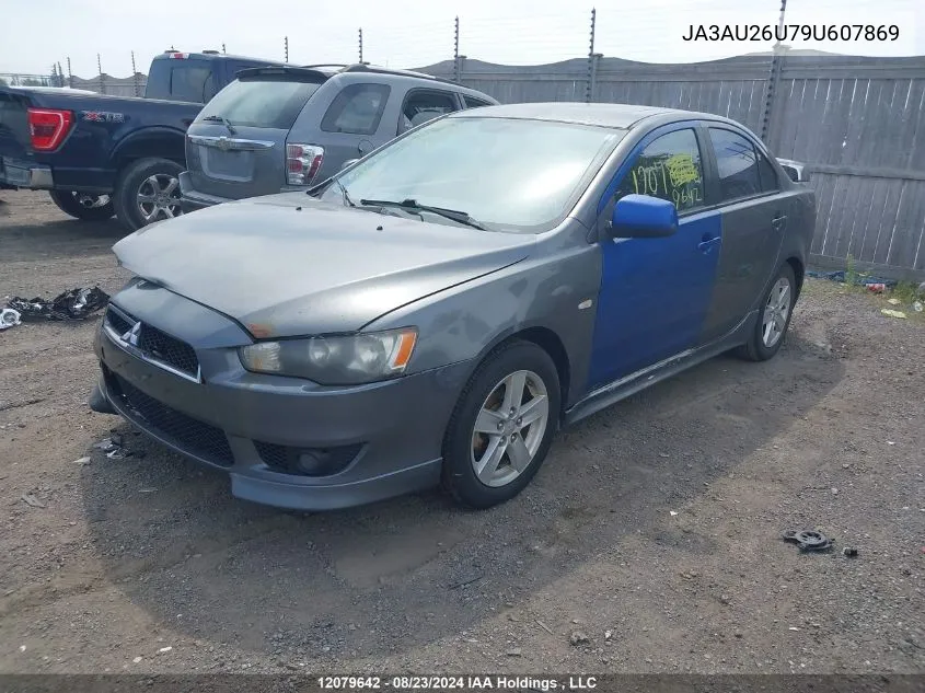 2009 Mitsubishi Lancer Es/Es Sport VIN: JA3AU26U79U607869 Lot: 12079642