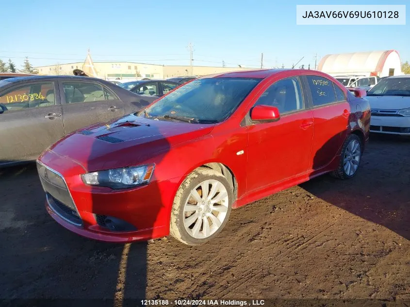 2009 Mitsubishi Lancer VIN: JA3AV66V69U610128 Lot: 12135188