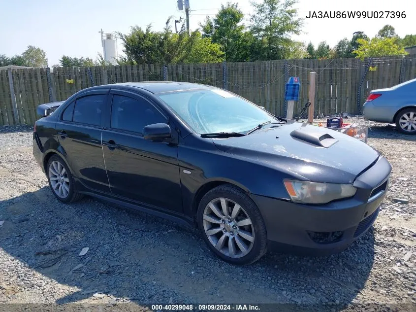 2009 Mitsubishi Lancer Gts VIN: JA3AU86W99U027396 Lot: 40299048