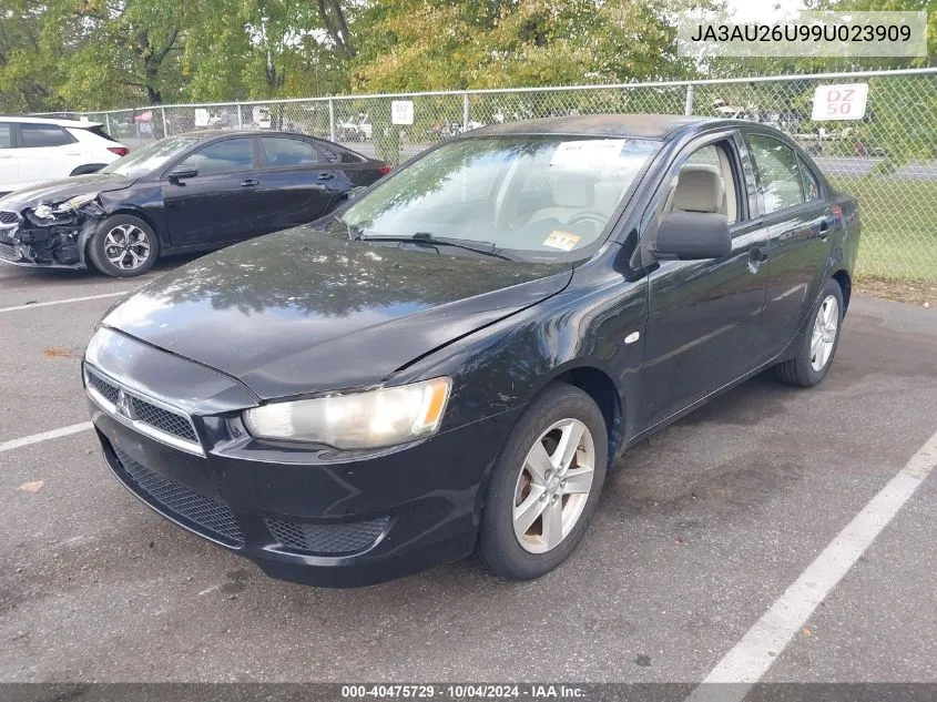 2009 Mitsubishi Lancer Es/Es-Sport VIN: JA3AU26U99U023909 Lot: 40475729