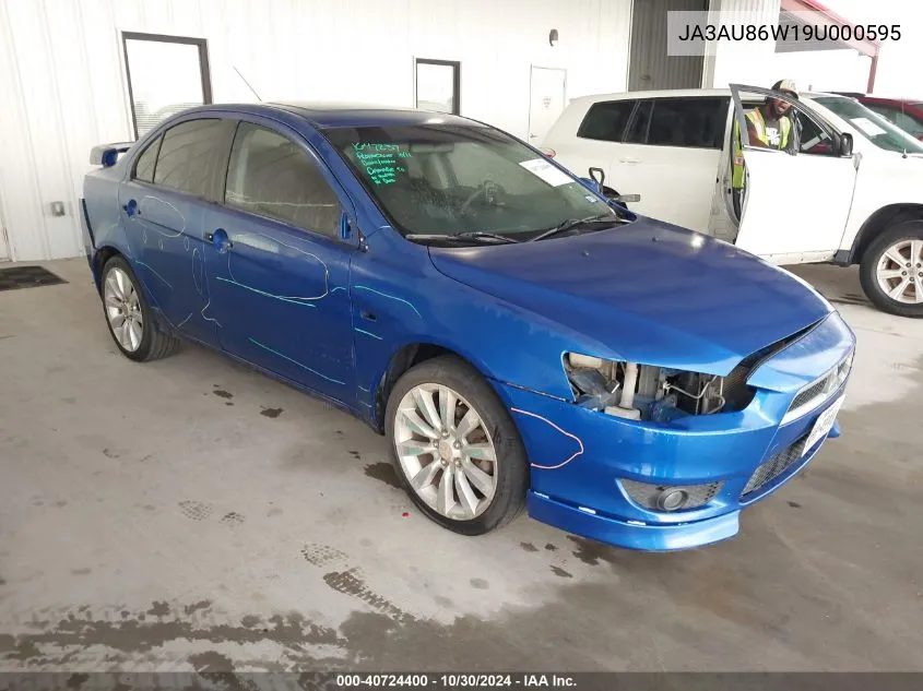 2009 Mitsubishi Lancer Gts VIN: JA3AU86W19U000595 Lot: 40724400