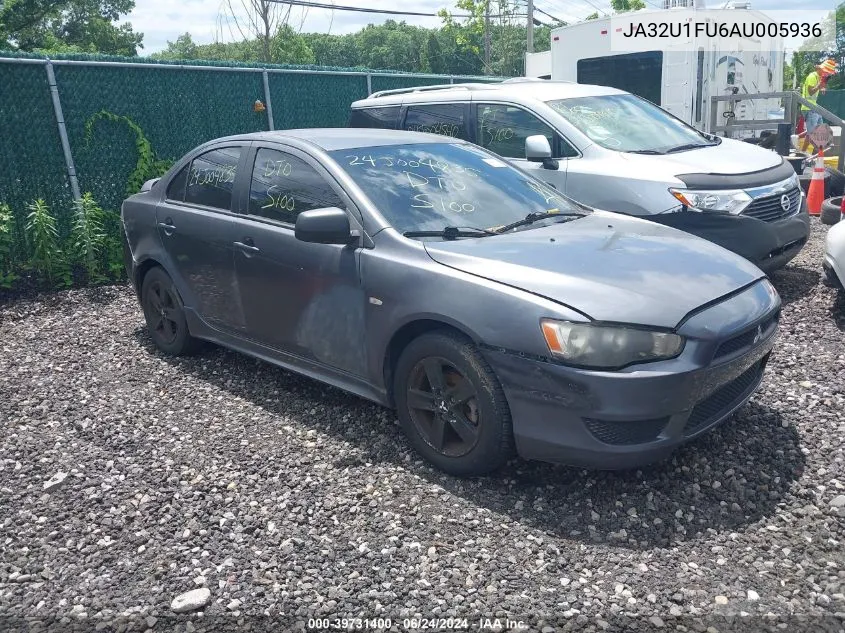 2010 Mitsubishi Lancer De VIN: JA32U1FU6AU005936 Lot: 39731400