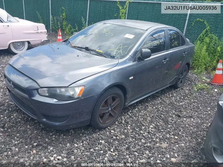 JA32U1FU6AU005936 2010 Mitsubishi Lancer De