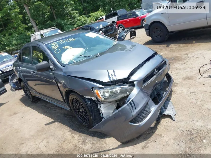 2010 Mitsubishi Lancer De VIN: JA32U1FU6AU006939 Lot: 39751026