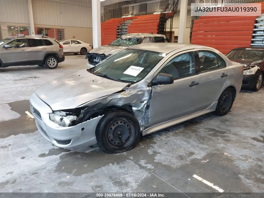 2010 Mitsubishi Lancer De VIN: JA32U1FU3AU019390 Lot: 39876469