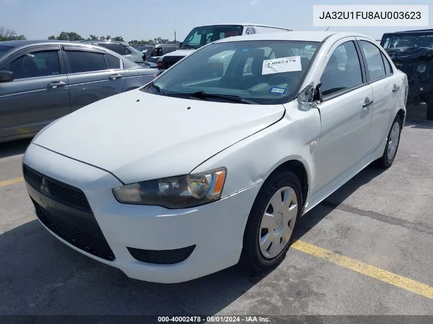 JA32U1FU8AU003623 2010 Mitsubishi Lancer De