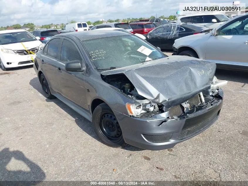 2010 Mitsubishi Lancer De VIN: JA32U1FU2AU030591 Lot: 40081048