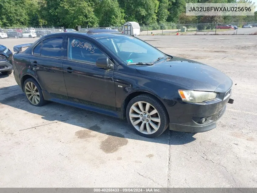 JA32U8FWXAU025696 2010 Mitsubishi Lancer Gts