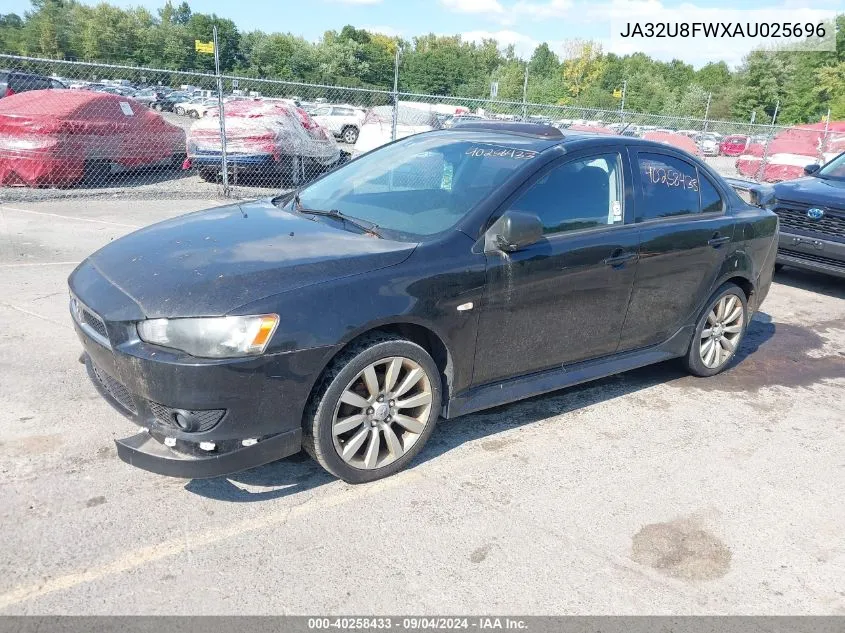 JA32U8FWXAU025696 2010 Mitsubishi Lancer Gts