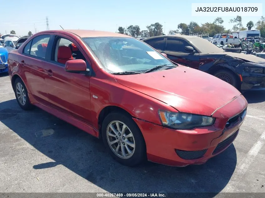 2010 Mitsubishi Lancer Es/Es Sport VIN: JA32U2FU8AU018709 Lot: 40267469