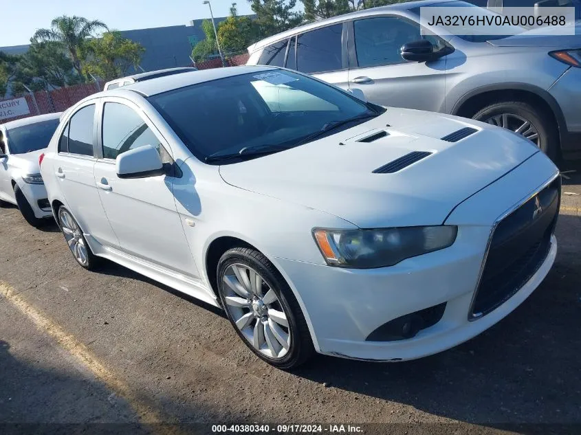 JA32Y6HV0AU006488 2010 Mitsubishi Lancer Sportback Ralliart