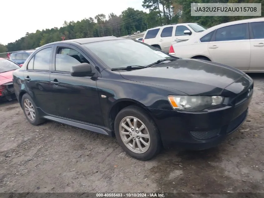 2010 Mitsubishi Lancer Es VIN: JA32U2FU2AU015708 Lot: 40555483