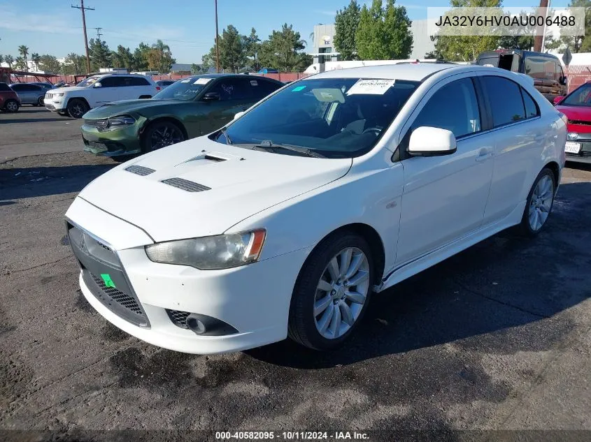 JA32Y6HV0AU006488 2010 Mitsubishi Lancer Sportback Ralliart