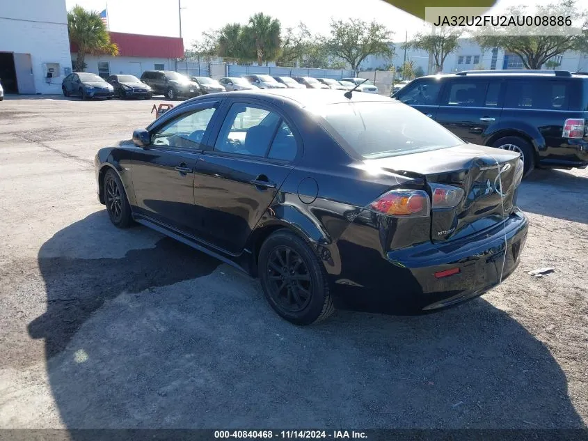 JA32U2FU2AU008886 2010 Mitsubishi Lancer Es