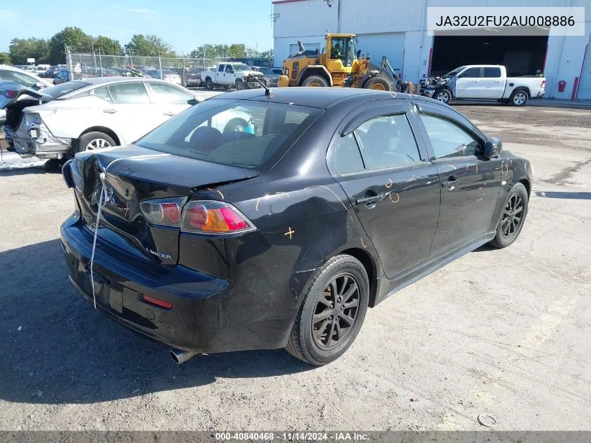 JA32U2FU2AU008886 2010 Mitsubishi Lancer Es