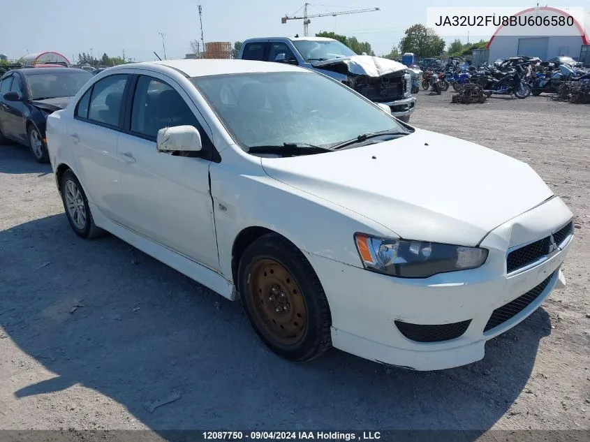 2011 Mitsubishi Lancer VIN: JA32U2FU8BU606580 Lot: 12087750