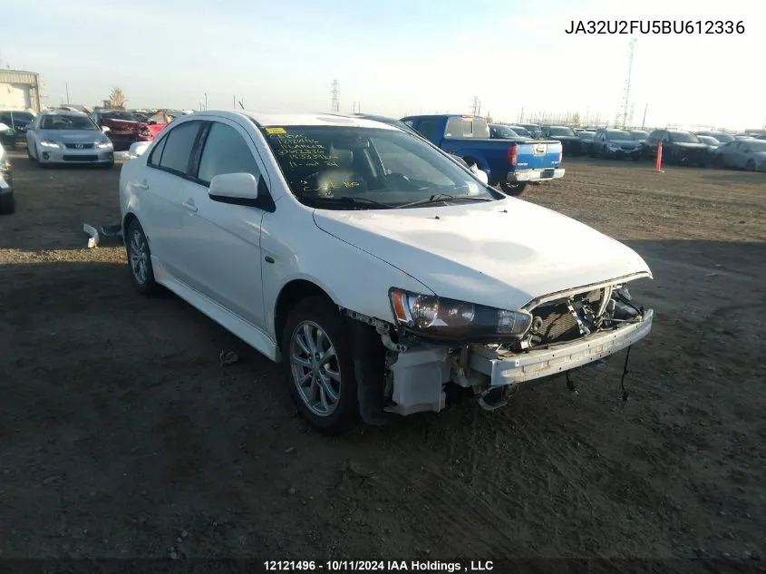 2011 Mitsubishi Lancer VIN: JA32U2FU5BU612336 Lot: 12121496