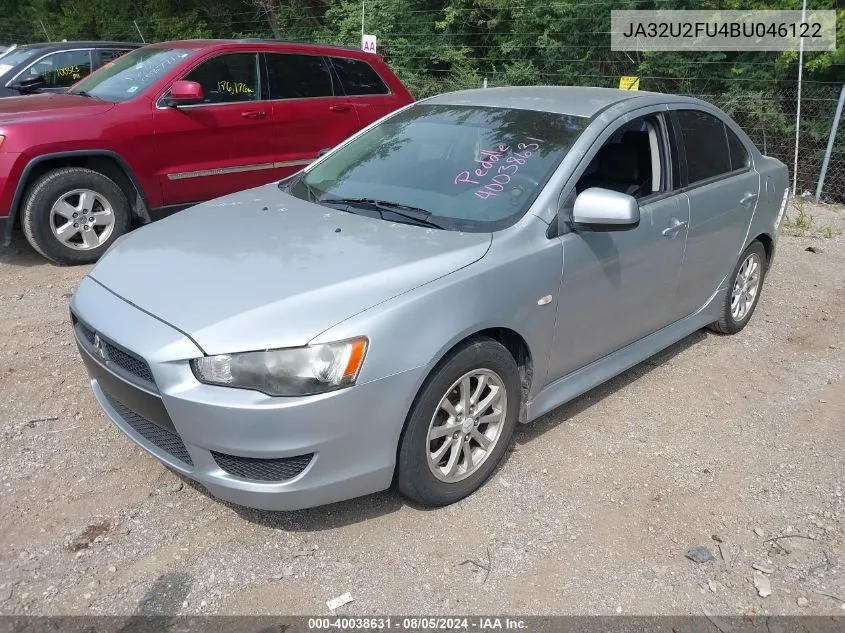 JA32U2FU4BU046122 2011 Mitsubishi Lancer Es