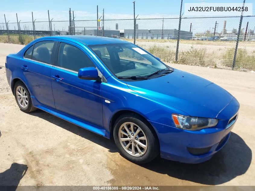 2011 Mitsubishi Lancer Es VIN: JA32U2FU8BU044258 Lot: 40156385