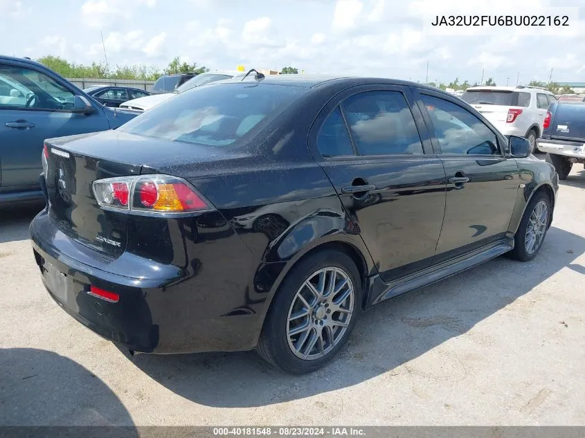 2011 Mitsubishi Lancer Es VIN: JA32U2FU6BU022162 Lot: 40181548