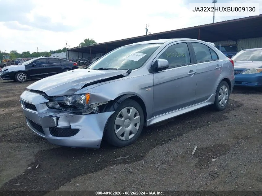 2011 Mitsubishi Lancer Sportback Es VIN: JA32X2HUXBU009130 Lot: 40182826