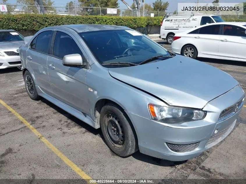 2011 Mitsubishi Lancer Es VIN: JA32U2FU8BU032045 Lot: 40225664