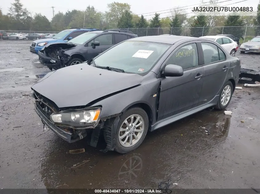 2011 Mitsubishi Lancer Es/Es Sport VIN: JA32U2FU7BU004883 Lot: 40434047