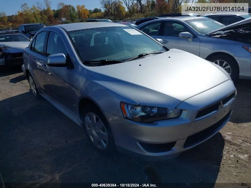 2011 Mitsubishi Lancer Es VIN: JA32U2FU7BU014104 Lot: 40639384