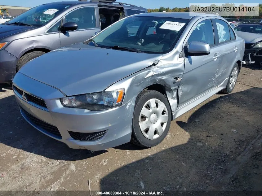 2011 Mitsubishi Lancer Es VIN: JA32U2FU7BU014104 Lot: 40639384