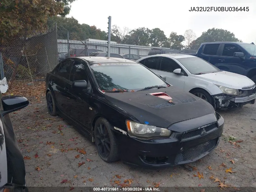 JA32U2FU0BU036445 2011 Mitsubishi Lancer Es