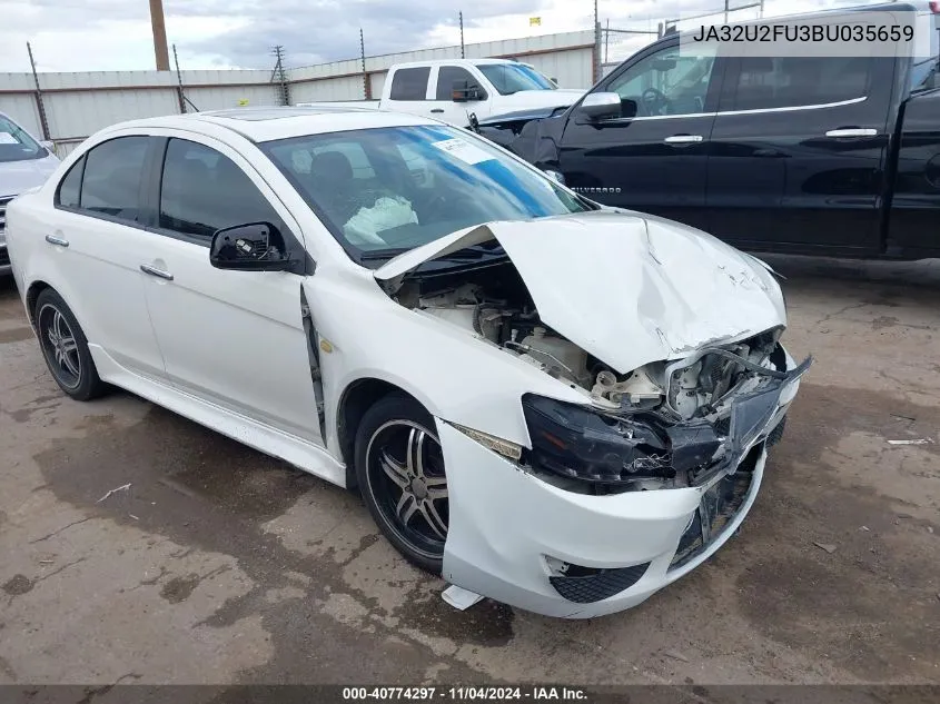 2011 Mitsubishi Lancer Es VIN: JA32U2FU3BU035659 Lot: 40774297