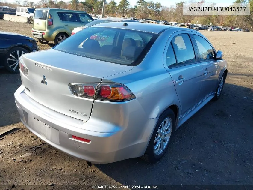 JA32U2FU4BU043527 2011 Mitsubishi Lancer Es