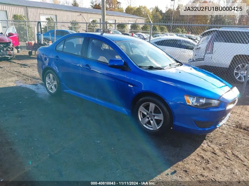 2011 Mitsubishi Lancer Es VIN: JA32U2FU1BU000425 Lot: 40818843