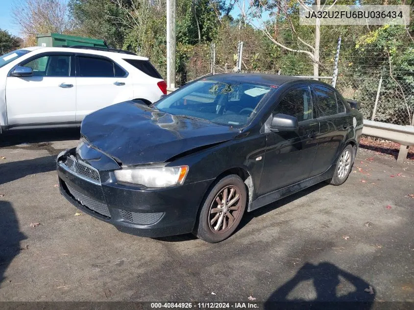 2011 Mitsubishi Lancer Es VIN: JA32U2FU6BU036434 Lot: 40844926