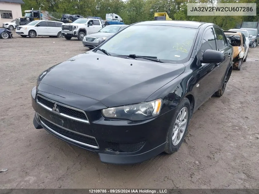 2012 Mitsubishi Lancer VIN: JA32V2FW2CU607286 Lot: 12109785