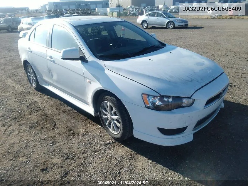 2012 Mitsubishi Lancer Es/Es Sport VIN: JA32U2FU6CU608409 Lot: 30049021