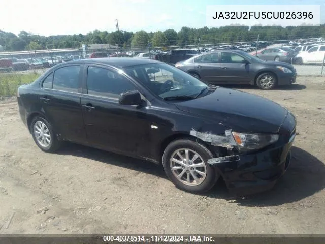 2012 Mitsubishi Lancer Es VIN: JA32U2FU5CU026396 Lot: 40378514