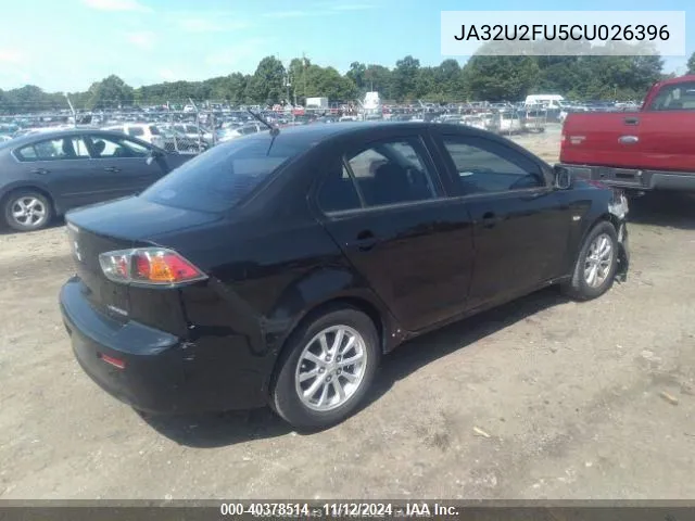 2012 Mitsubishi Lancer Es VIN: JA32U2FU5CU026396 Lot: 40378514