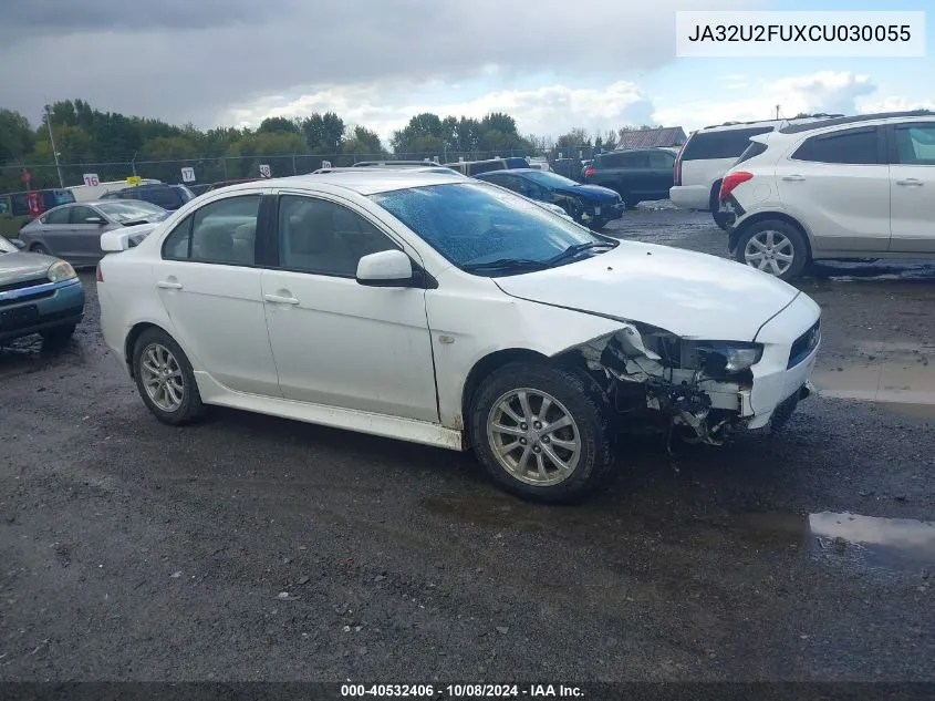 2012 Mitsubishi Lancer Es VIN: JA32U2FUXCU030055 Lot: 40532406