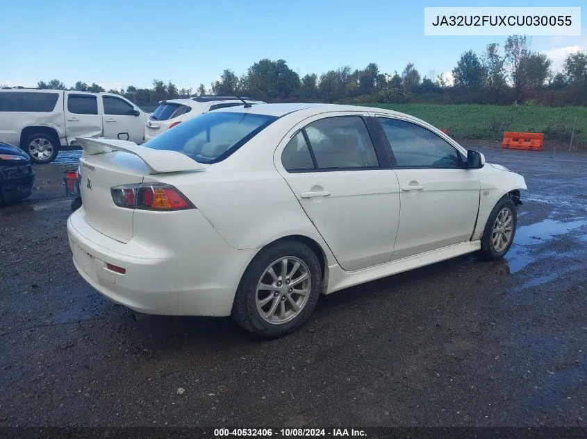 2012 Mitsubishi Lancer Es VIN: JA32U2FUXCU030055 Lot: 40532406