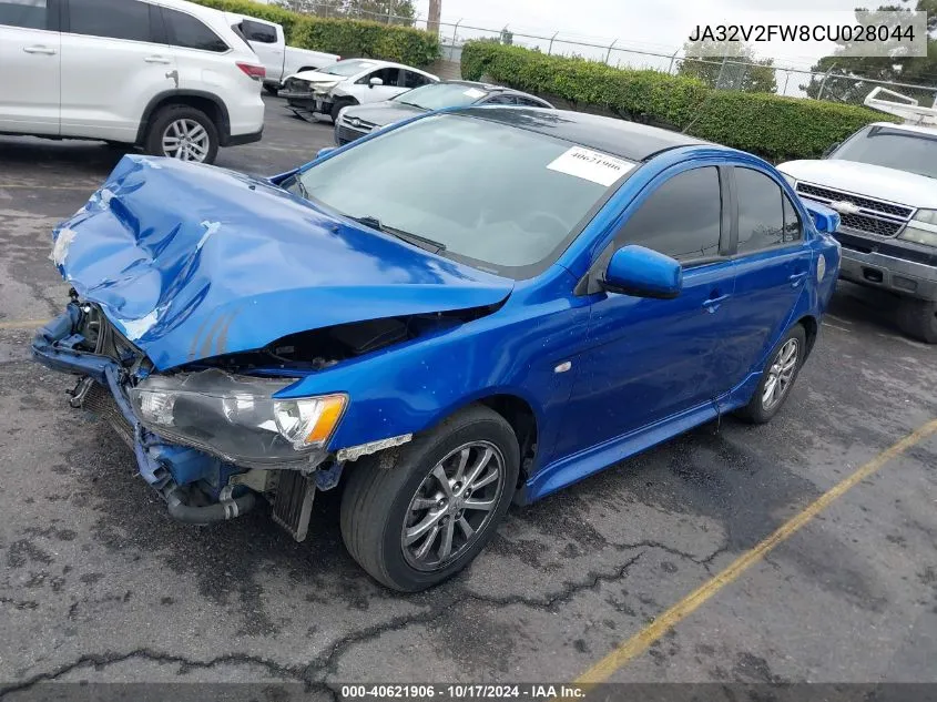 2012 Mitsubishi Lancer Se VIN: JA32V2FW8CU028044 Lot: 40621906