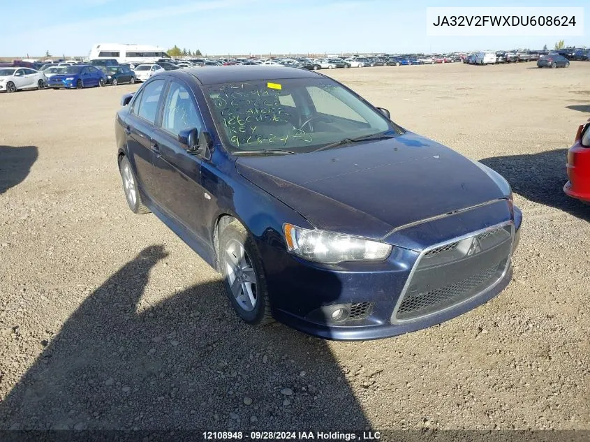 2013 Mitsubishi Lancer Se VIN: JA32V2FWXDU608624 Lot: 12108948