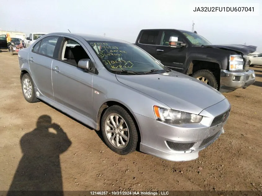 2013 Mitsubishi Lancer VIN: JA32U2FU1DU607041 Lot: 12146257