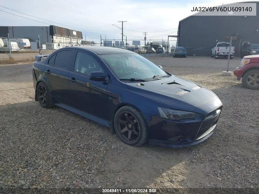 JA32V6FV6DU609140 2013 Mitsubishi Lancer Ralliart