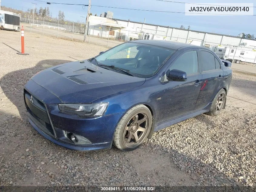 JA32V6FV6DU609140 2013 Mitsubishi Lancer Ralliart