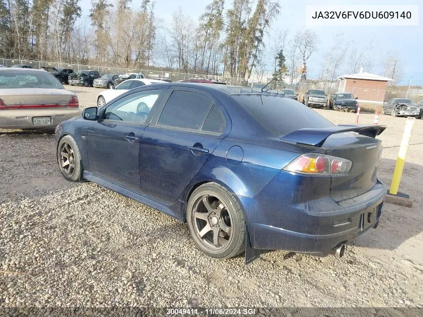 JA32V6FV6DU609140 2013 Mitsubishi Lancer Ralliart