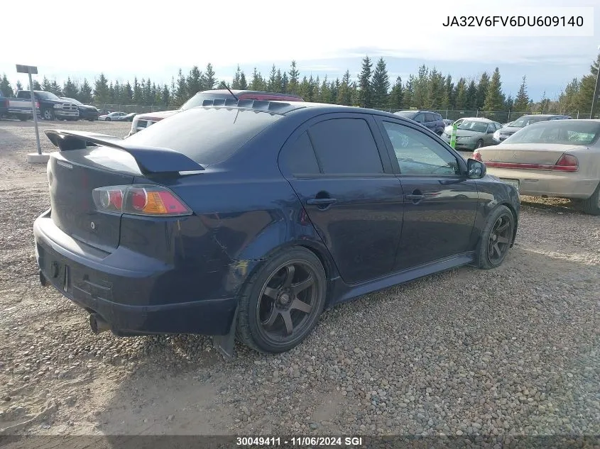 JA32V6FV6DU609140 2013 Mitsubishi Lancer Ralliart